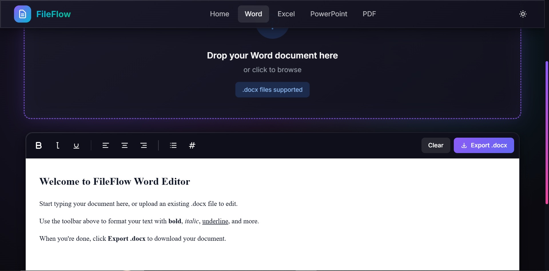 FileFlow – Private Online Document Editor - Image 3